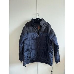 VTG Colorado Jacket Mens Medium Blue Down Puffer Full Zip Insulated Outdoor